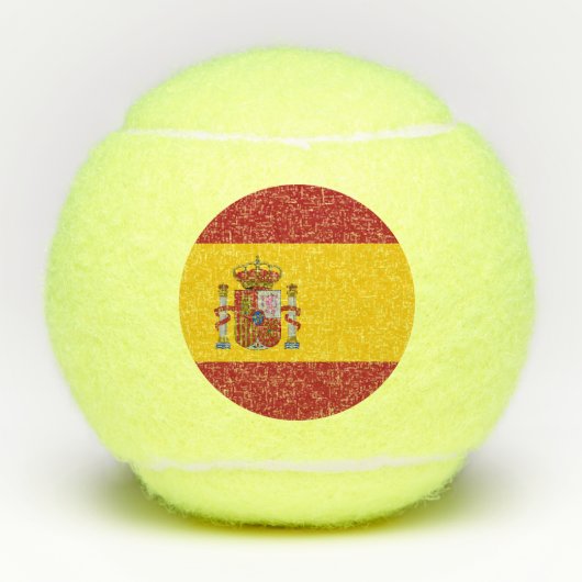 スペインの旗 テニスボール (正面)