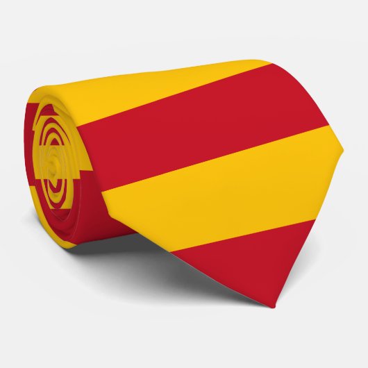 スペインの旗 ネクタイ (ロール)