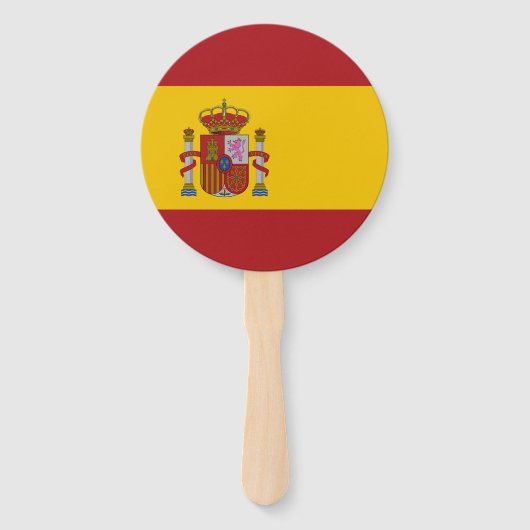 スペインの旗 ハンドファン (正面)