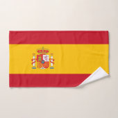 スペインの旗 バスタオルセット (ハンドタオル)