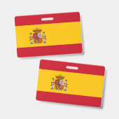 スペインの旗 バッジ (正面＆裏面)