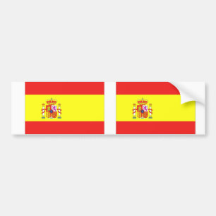 スペインの旗 バンパーステッカー