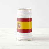 スペインの旗 ビールジョッキ (中央)