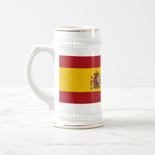 スペインの旗 ビールジョッキ (左)