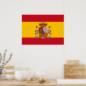 スペインの旗 ポスター (キッチン)