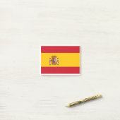 スペインの旗 ポストイット (デスク上)