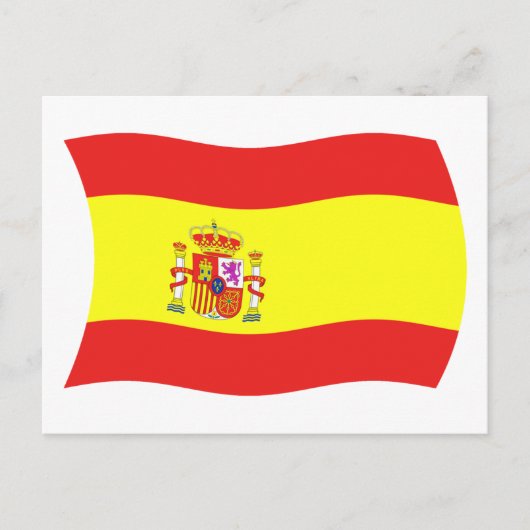 スペインの旗 ポストカード (正面)