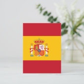 スペインの旗 ポストカード (スタンド正面)