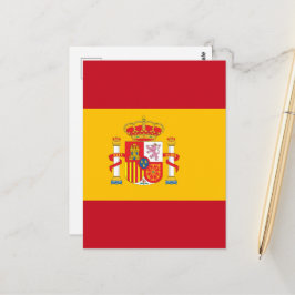 スペインの旗 ポストカード
