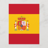スペインの旗 ポストカード (正面)