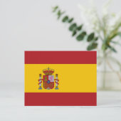 スペインの旗 ポストカード (スタンド正面)