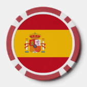 スペインの旗 ポーカーチップ (裏面)