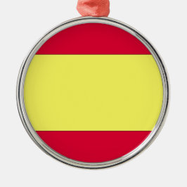 スペインの旗 メタルオーナメント