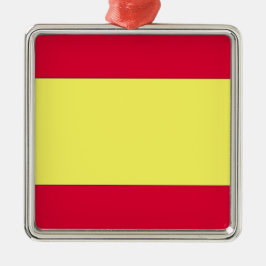 スペインの旗 メタルオーナメント
