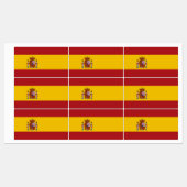 スペインの旗 ラベル (シート)