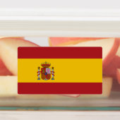 スペインの旗 ラベル (貼付)