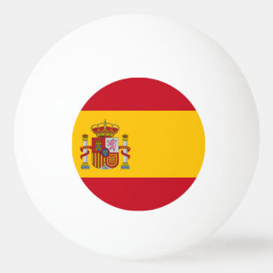 スペインの旗 卓球ボール