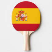 スペインの旗 卓球ラケット (正面)