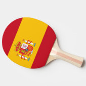 スペインの旗 卓球ラケット (横)