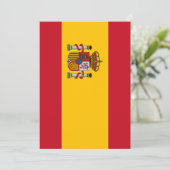 スペインの旗 招待状 (スタンド正面)