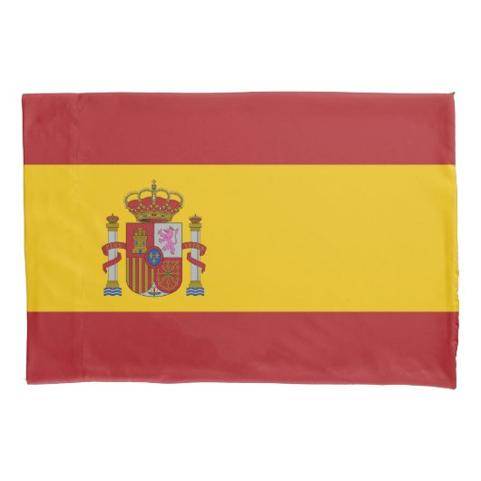 スペインの旗 枕カバー (正面)