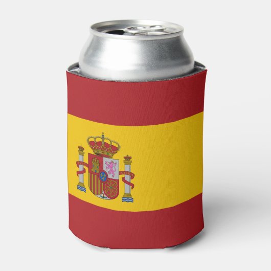 スペインの旗 缶クーラー (缶正面)