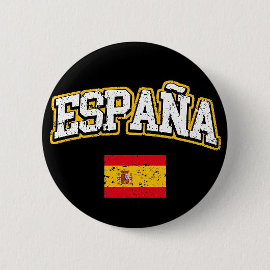 スペインの旗 缶バッジ (正面)
