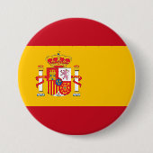 スペインの旗 缶バッジ (正面)