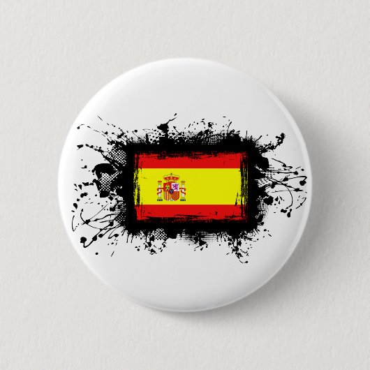 スペインの旗 缶バッジ (正面)