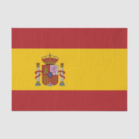 スペインの旗 薄葉紙 (正面)