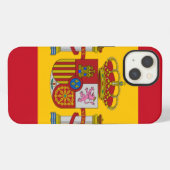 スペインの旗 iPhoneケース (裏面横)