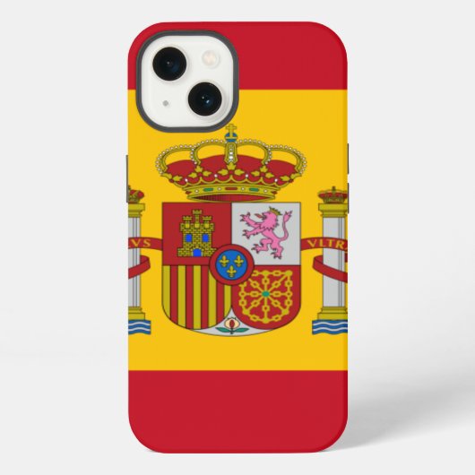 スペインの旗 iPhoneケース (裏面)