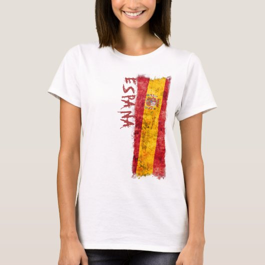 スペインの旗 Tシャツ (正面)