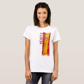 スペインの旗 Tシャツ (正面フル)