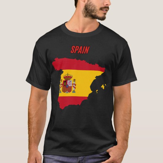 スペインの旗 Tシャツ (正面)