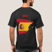 スペインの旗 Tシャツ (裏面)
