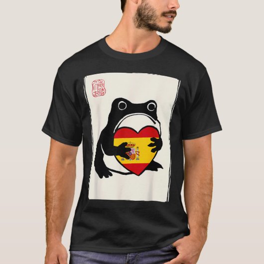 スペインの旗 Tシャツ (正面)