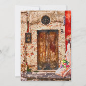 スペインの旧カラフル町メキシ結婚コ 招待状 (裏面)