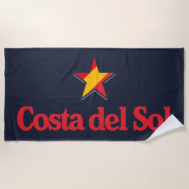 スペインの星 コスタデルソル ビーチタオル