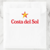 スペインの星 コスタデルソル 長方形シール (バッグ)
