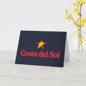 スペインの星 コスタ・デル・ソル カード (黄色い花)