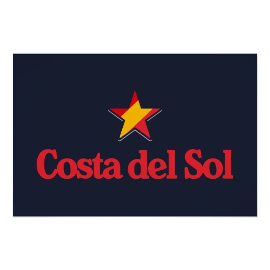 スペインの星 コスタ・デル・ソル ポスター (正面)