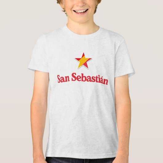 スペインの星 - サンセバスチャン トライブレンドＴシャツ (正面)