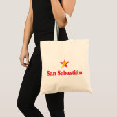 スペインの星 - サンセバスチャン トートバッグ (正面(商品))