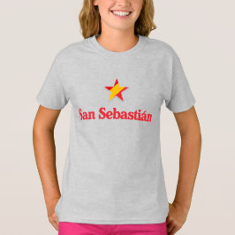 スペインの星 - サン・セバスティアン Tシャツ