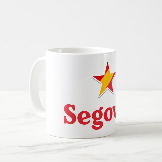 スペインの星 - セゴビア コーヒーマグカップ (正面左)