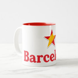 スペインの星 - バルセロナ ツートーンマグカップ