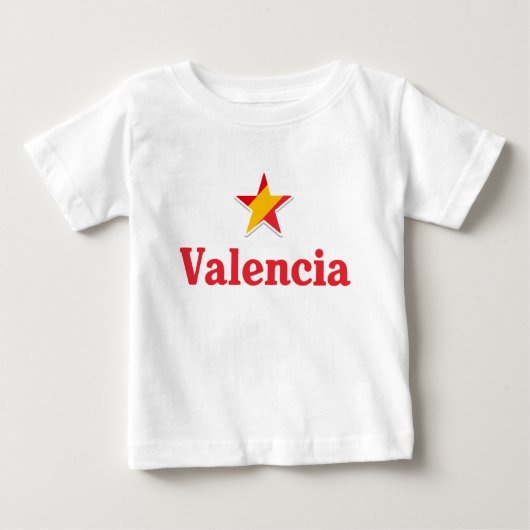 スペインの星 - バレンシア ベビーTシャツ (正面)