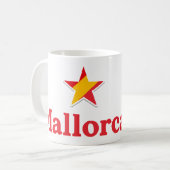 スペインの星・マジョルカ島 コーヒーマグカップ (正面左)