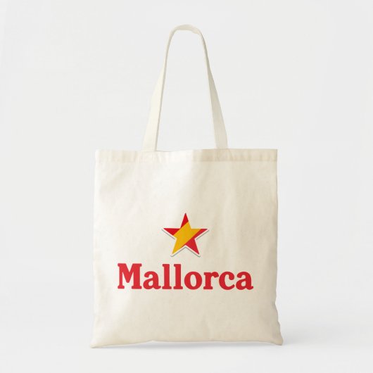 スペインの星・マジョルカ島 トートバッグ (正面)